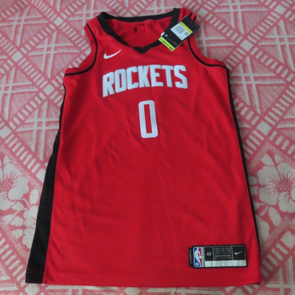 Nike Houston Rockets Russell Westbrook Swingman Jersey (CW3666-657) Size S (40)